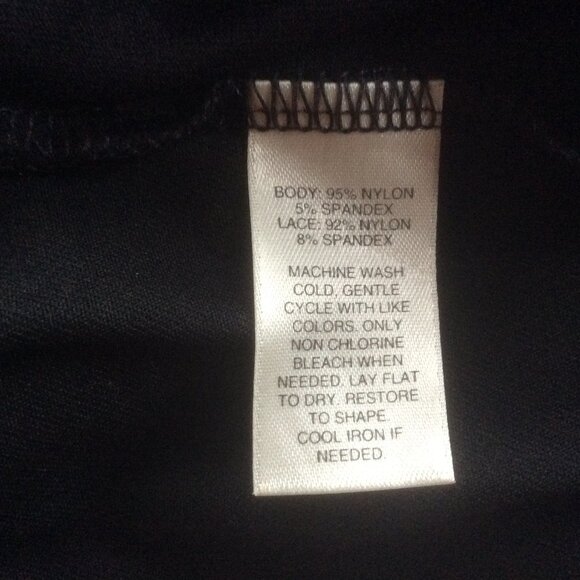 WHBM Black Y2K Fairy Grunge Lace Cami Whimsigoth Bella Swan 90s Tank Top Medium - Picture 4 of 4